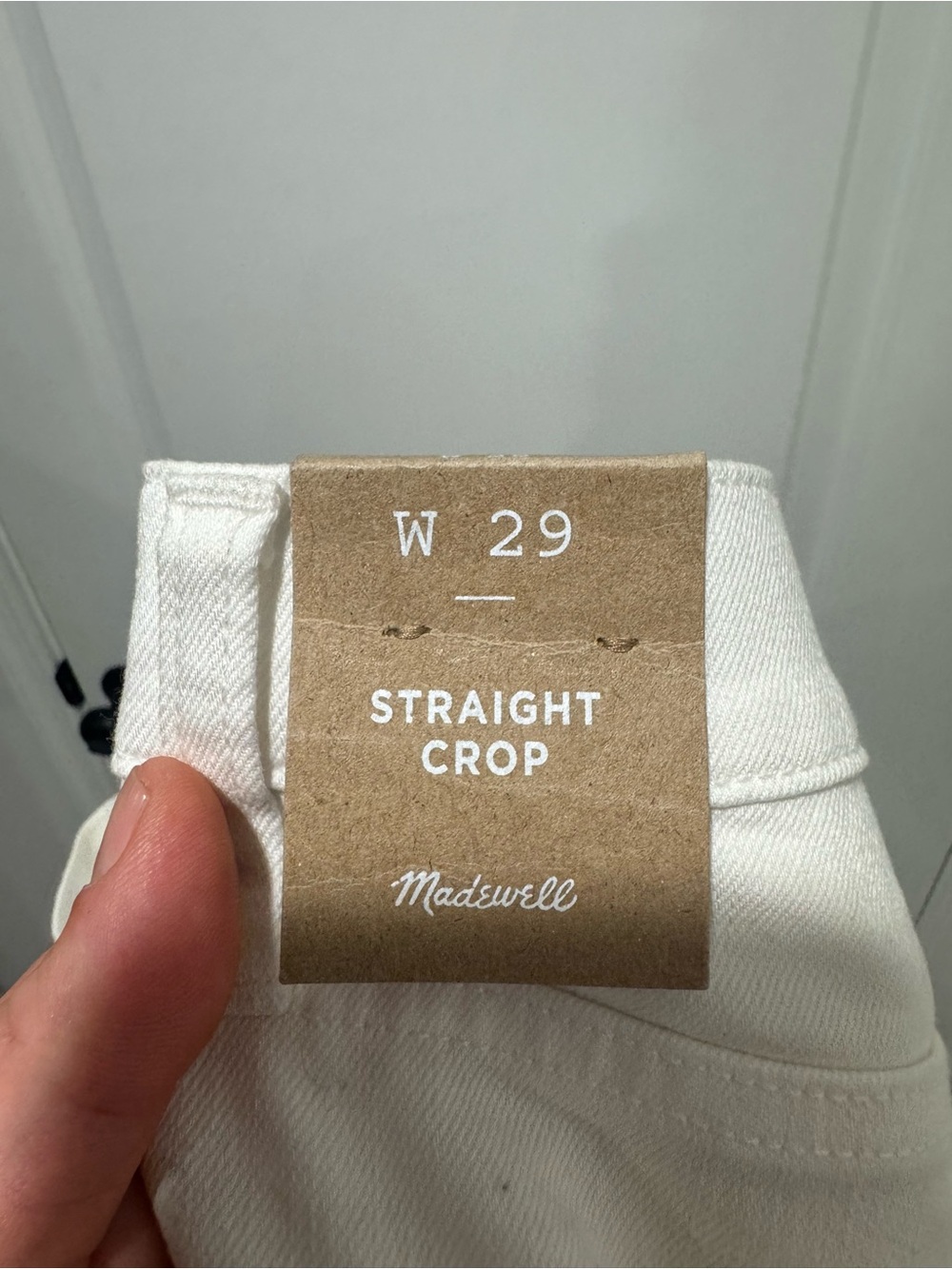 Madewell White Straight-Leg Jeans - Picture 5 of 5
